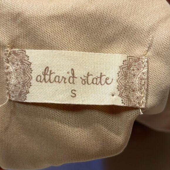 Altar’d State- NWT Allegra Rosewood Mock Neck Lace Dress Back Zipper- Size Small - Picture 4 of 10